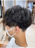スパイラルパーマ