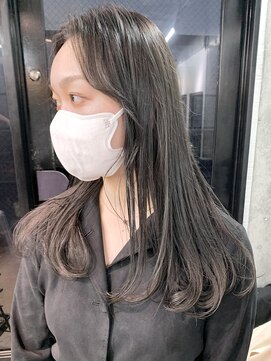 ラス トーキョー(LAS TOKYO) 2wayシースルーバングシルキーグレージュヨシンモリ