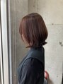アグ ヘアー カリラ 谷山2号店(Agu hair caolila)&nbsp;ピンクブラウンカラー☆くびれミディ