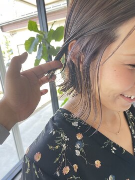 ムード タテマチ(mood tatemachi) インナーカラー☆ラベンダーグレー