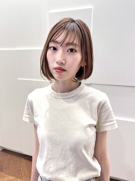 サラ 天神大名店(SARA) 【天神】シースルーバング×ボブ