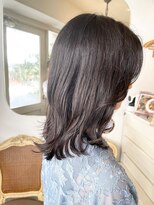 アミュレ(Amule)&nbsp;くびレイヤー暗めアッシュカラー似合わせカット小田急線梅ヶ丘