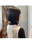 黒髪ボブ
