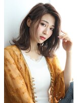 ルー ハナレ(Luu HANARE)&nbsp;韓国風エレガントカールミディアム♪神戸/東灘/住吉/芦屋/岡本