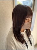 スタイリング簡単♪レイヤーカット×秋カラー