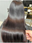 黒髪ボブルフネビージュ小顔ワンレン