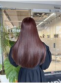 ブリーチなし暖色系カラー