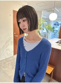 ミニボブ　シアーベージュ