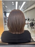大人のぱつっとボブ