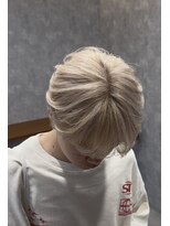 シエル 立川店(CIEL)&nbsp;CEL立川×木村優作ホワイトブロンドマッシュ