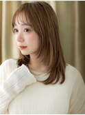 フレンチカジュアル姫カットレイヤーミディアムY上尾20代30代