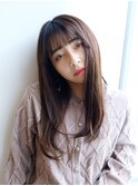 オリーブベージュオリーブグレージュ銀座ウルフレイヤーロング