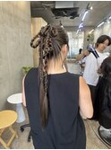 ヘアセット/お呼ばれヘア/パーティーヘア/夏アレンジ