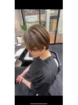 アース オーセンティック 岡山青江店(EARTH Authentic)&nbsp;”白髪ぼかしハイライト”