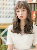 外国人風オリーブアッシュオン眉小顔ロングh4志木20代30代40代