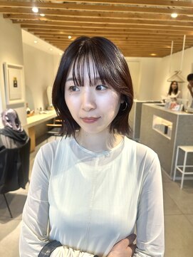 スリー(three.) 【three.】ぱたっとbobと暖色カラー