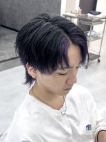 ザ アクネ 岡崎竜美丘店(THE ACNE)&nbsp;＊センターパート/フェイスフレーミング/メンズ/ウルフ