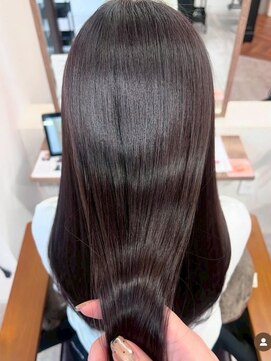 ベリテ 津田沼駅前店(verite) 黒髪カタログ/クラゲヘアー/オリーブグレー/津田沼駅前