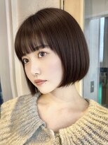 トト 船橋店(toto.)&nbsp;ピンクブラウン切りっぱなしボブ美髪くびれレイヤー小顔[西船橋]