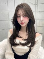 ネクストハラジュク(NEXT HARAJUKU)&nbsp;ブリーチなしダブルカラー/顔周り/レイヤーカット/透明感カラー