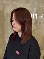 エイト 沖縄豊崎店(EIGHT toyosaki)&nbsp;【EIGHT 豊崎】お客様スタイル［艶感引き立つ暖色レッドカラー］