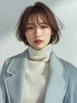 ルービック 豊中(Rubik's)&nbsp;軽めボブ/ハイトーンカラー/オレンジベージュ