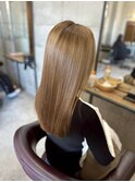 ミディアムストレート