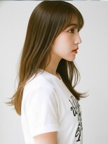 シータ 成増(THETA) 大人可愛いロング20代30代◎前髪あり透明感ベージュカラー成増