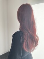ナンバーフォーナチュラル(NO4 natural) 74. チェリーレッド/波巻きロング/似合わせ/ツヤ感