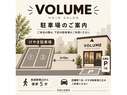 ボリューム(VOLUME)の写真