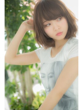 ユーフォリア 新宿通り(Euphoria) 【Euphoria】ふんわり重めバング×大人カワイイナチュラルボブ☆