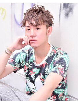 アイナミ ウィズ テトテ(AINM with tetote) 【AINM】おしゃれ無造作パーマ×刈り上げ