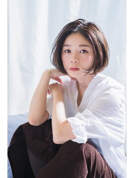 ヴァンクシー バイ ルナ(VANKCY by Luna) 簡単スタイリング ボブ 朝も時短 暗め 透け感 アッシュ 登戸 楽