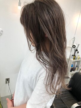 ナイーブヘアデザイン(NAiVE HAIR DESIGN) 【NAiVE hair】グレージュLONG