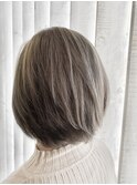 #グレージュ#ブリーチカラー#ハイトーンカラー#ケアブリーチ