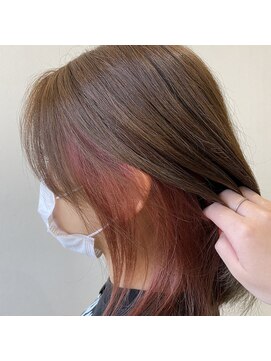 ファースト 泉中央店(first) ベージュピンク/レイヤーロング/20代30代40代