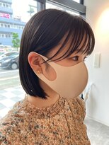 イオエ(ioe)&nbsp;黒髪/ボブルフ/ネビージュ/小顔/ワンレン/髪質改善/グレージュ