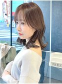 グレーベージュ ニュアンスカラー ミルクティーピンク ブルー