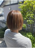 切りっぱなしボブ 20代/30代