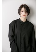 小顔効果サイドフレーム 暗めカーキグレージュ【リノナ】
