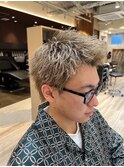 スパイキーショート ミルクティーベージュ