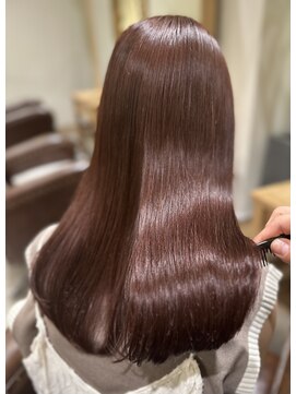 ローネス ギンザ(LONESS ginza) くびレイヤーエモージュグレーベージュカラーダーク アッシュ