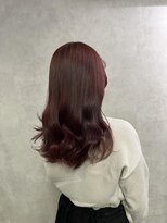 ミューバイケンジ(miu by KENJE)&nbsp;miu&橋本愛海　ブリーチなしピンクカラー◎