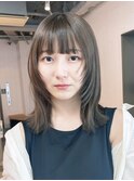 フェイスレイヤーミディ__ハッシュカットフルバング_ba472202