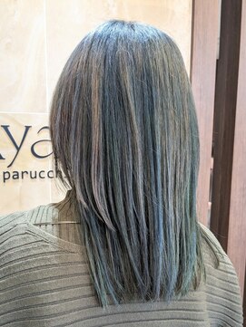 アヤラ オーガニックアンドスパ 東船橋店(AYALA) 【中村のぞみ】ブルー×グリーンベージュ×パープル