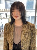 レイヤーボブ ボブレイヤー 黒髪ボブ