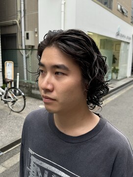 ヒカリス 中崎店(HIKARIS) メンズ × パーマ