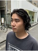 メンズ × パーマ