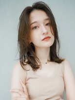 ギークス(GEEKS)&nbsp;【GEEKS渋谷】ワンレン/シルキーベージュ/顔周りレイヤー/透明感