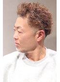 50代60代メンズベリーショートツーブロックパーマ